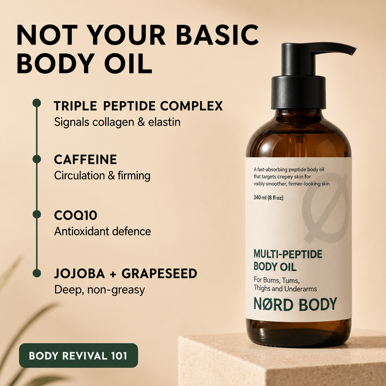 NØRD BODY Peptide Body Oil