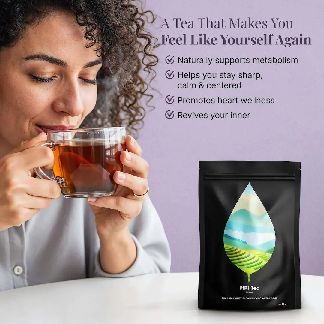PiPi Tea - Organic Honey Scented Tea Bag